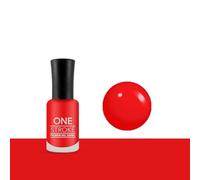 One Stroke Nail Paint | Shade: Red Roses #J02 | Gel Finish | Chip Resistant & Long-Lasting | Seamless Application | Chemical-Free Formula | 8ml