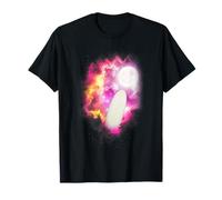 One Surfboard Howling at The Moon Pink Moon Surfing Lover T-Shirt