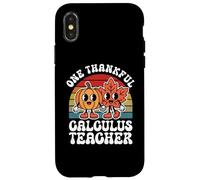 One Thankful Calculus Teacher Funny Autumn Thanksgiving Case for iPhone X/XS
