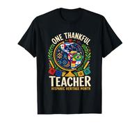 One Thankful Teacher Hispanic Heritage Value Graphic T-Shirt
