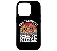 One Thankful Toxicology Nurse Funny Autumn Thanksgiving Case for iPhone 14 Pro