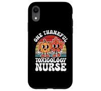 One Thankful Toxicology Nurse Funny Autumn Thanksgiving Case for iPhone XR
