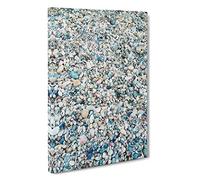 One Thousand Pebbles Canvas Print | Gallery Wrapped 30mm Frame Wall Art | 30x20 inches | Ready to Hang | Modern Picture | Living Room Bedroom Lounge Office