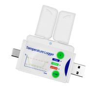 One Time Use for Cold Chain High Precision PDF Temperature Data Logger Type C or USB Connection Recorder 8640 Pt