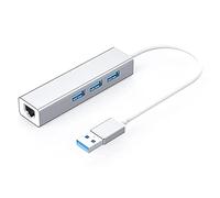 One-to-Three Type-c to Gigabit Network Card Usb3.0 to Network Splitter Rj45 Converter