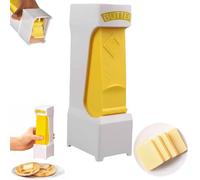 One-Touch Butter Cutter, Portable Butter Cutter Slicer Single Stick for Individual Sticks & Pats of Cold Butter, Butters Dispenser Single Stick with Stainless Steel Blade, For Bread, Cakes (1 Pc)