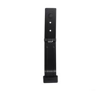 One Touch Door Stop Made of Manganese Steel with Foot Pedal Control and Rubber Base for Secure Positioning and Floor Protection in Various Spaces (Black)
