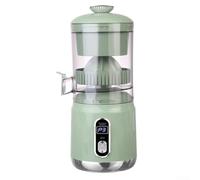 One-Touch Electric Citrus Juicer With LCD Display, High-Speed Motor Delivers Maximum Juice Extraction From Various Citrus Fruits Up To 110mm Diameter(Green)