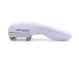 ONE Touch KC85 Electric Bottle Opener - No Effort Needed - for Everyone Even Without Manual Force - Opens All Caps from 12 to 52 mm Worry-Free, White