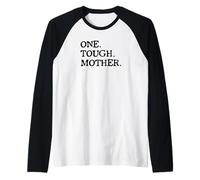 One Tough Mother - Mom Strong Fitness Raglan Baseball Tee