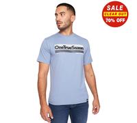 One True Saxon Forever Mens Casual Comfort T-Shirt Blue