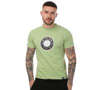 One True Saxon Mens Baller T-Shirt in Green Cotton - Size X-Large