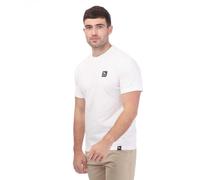 One True Saxon Mens Dixon T-Shirt in White Cotton - Size Large
