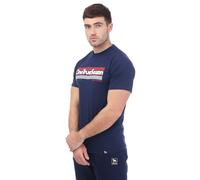 One True Saxon Mens Forever T-Shirt in Navy Cotton - Size Large