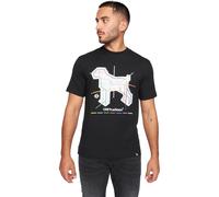 One True Saxon Station Mens Black T-Shirt Cotton - Size 3XL