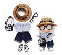 One, Two and Three Generations of Labu Clothes, Fish Bone Set, six-Piece Set, 17cm (Xia Ye 6-piece set)