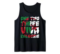 one Two Three Viva l'algérie Algeria Algériens DZ Algérien Tank Top
