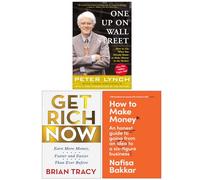 One Up On Wall Street, Get Rich Now & How To Make Money 3 Books Collection Set
