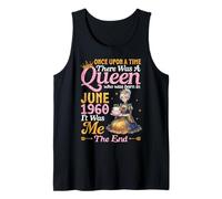 One Upon A Time There A Queen was Born in June 1960 It's Me Tank Top