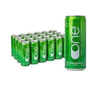 One Water Natural Sparkling Spring Water 24 x 330ml Cans - Pure Refreshing 7.7pH Canned Water - 100% Recyclable & Sustainable Can - Plastic Free - Bulk Pack