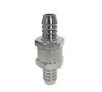 One Way 6/8/10/12mm 4 Size Valve Aluminum Alloy Fuel Check Valve One Way Fit Carburetor (10mm)