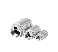 One-Way Check Valve Vertical Stainless Steel Check Valve for Water Pipes