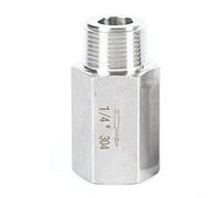 One-Way Flow Control Valve 304 SS Threaded Inline