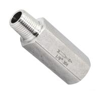 One-Way Flow Control Valve 304 SS Threaded Inline
