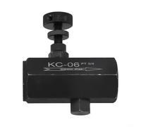 One-way Flow Control Valve 60mm for Hydraulics(PT3/4) | Tensile strength design, pressure resistant material, 60x25x25mm dimensions, black finish, long for service life