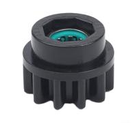 One-Way Gear, 1 Topology One-Way Gear Mechanism, Single Direction Gear for Mechanical Projects and DIY Applications(Black)