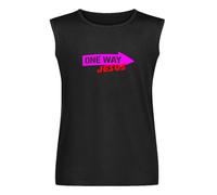 One Way Jesus Unisex Sleeveless T-Shirt Printed Tee Graphic Top Men Vest Tank Black Shirt 3XL