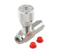 One-Way Joint Hydraulic Flow Control Valve, Carbon Steel STU-G1/4 Check Throttle for Oil Cylinder Speed Regulation, 5800 PSI, European Market