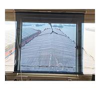 One Way Mirror Boat Roller Blinds Light Filtering & Sun Blocking Waterproof Daytime Privacy Available in 60cm to 140cm Widths Size: 80cm x 120cm (31" x 47")