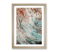 One Way Of Life In Abstract Modern Framed Print | A2 Oak Framed Wall Art | Ready to Hang | Abstract Fantasy Picture | Living Room Bedroom Lounge Office