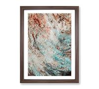 One Way Of Life In Abstract Modern Framed Print | A3 Walnut Framed Wall Art | Ready to Hang | Abstract Fantasy Picture | Living Room Bedroom Lounge Office