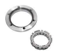 One Way Starter Bearing Clutch Bearing Gear Assembly Kit Compatible With TTR250 XT250 Tricker YFM250 TT250R Raid Serow(With Edge Clutch)