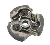 One Way Starter Clutch 2 Stroke Air Cooled 47cc 49cc Aluminum Clutch Pads Springs Minimoto Pocket Quad ATV Engine Assembly Flywheel Puller & Starter Clutch kit(Black)