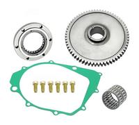 One Way Starter Clutch MATI Starting Clutch One Way Gear Bearing Gasket Fit For Warrior 350 Fit For 350 Big Bear 350 Kodiak 400 Moto-4 350 Flywheel Puller & Starter Clutch kit