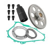One Way Starter Clutch Starter Starting Clutch One Way Gear Bearing Gasket Flywheel Puller Kit Fit For Yamaha Grizzly 400 450 Kodiak 2000-2022 Flywheel Puller & Starter Clutch kit