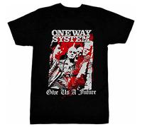 One Way System Give Us A Future Men's t-Shirt Size 3XL Black