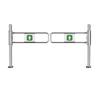 One-Way Traffic Door，Automatic Rebound Swing GateAutomatic Double Swing Door for Supermarket Entry | Bi-Directional Security Door | Warehouse Closing Door with Brake | 190 x 100 cm | Perfect