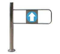 One-Way Traffic Door，Automatic Rebound Swing GateAutomatic Self-Closing Swing Door, Heavy-Duty for High-Traffic Areas, Ideal for School and Supermarket Entrances，（Sinistra (Lxh) 85X97CM）