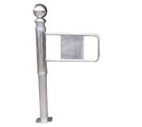 One-Way Traffic Door，Automatic Rebound Swing GateAutomatic Swing Gate, Self-Closing Safety Door with Springs for Supermarket Entrances, Libraries, Warehouses, and Yards,（80cm/31.5in）