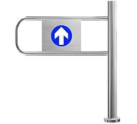 One-Way Traffic Door，Automatic Rebound Swing GateSwing Gate for Supermarket Entrance - 1-Way Security Metal Door for Warehouse & Library - Auto-Close Pedestrian Gate for Scenic Areas，（Right6