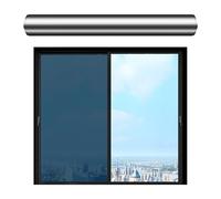 One-Way Window Privacy Film, Heat Control Reflective Tint, Comfortable Natural Illumination, Anti-UV Sun Blocking Self-Adhesive Glass Sticker for House, Kitchen, Door, See Out Not In, 15.75x39.37 Inch