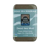 One With Nature Dead Sea Mud Dead Sea Minerals Soap, 7 Ounce Bar