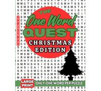 One Word Quest: Christmas Edition: A Unique Holiday Word Search Puzzle Book for Adults and Seniors | Find One Word per Puzzle Created from Its Own ... and Perfect for the Christmas Season