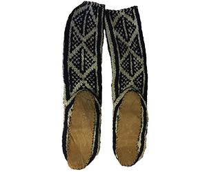 One World is Enough Genuine Afghan Slipper Socks - Fair Trade (Large)