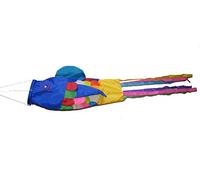 One World is Enough Large Colourful Balinese Fish Wind Sock/Festival Flag/Tent Marker
