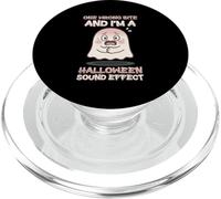 One Wrong Bite And I'm A Halloween Sound Effect IBS Ghost PopSockets PopGrip for MagSafe